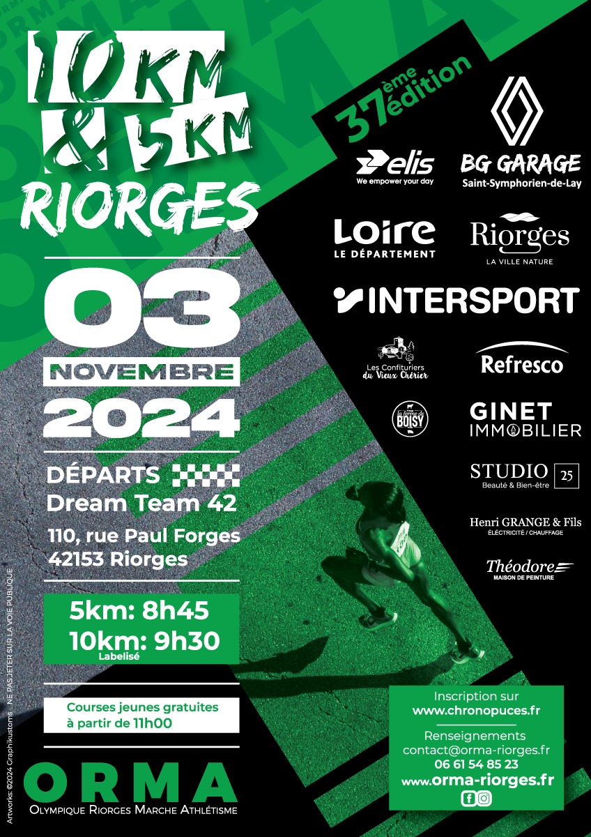 10 Km & 5 Km Riorges